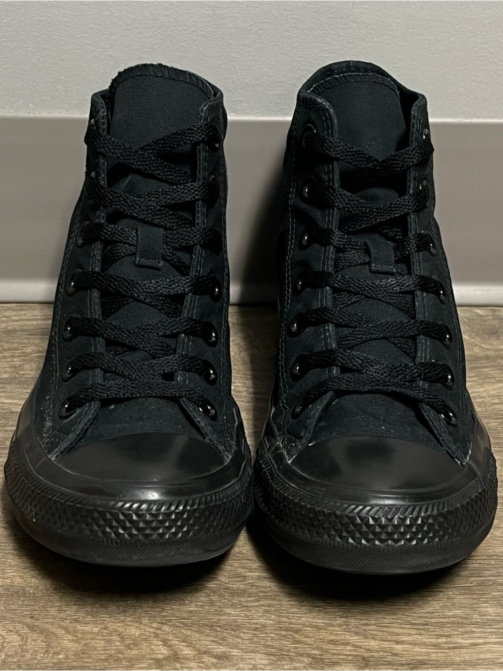 Converse Chuck Taylor All-Star Black Monochrome High Top - Women’s 8/Men’s 6 - Picture 7 of 14